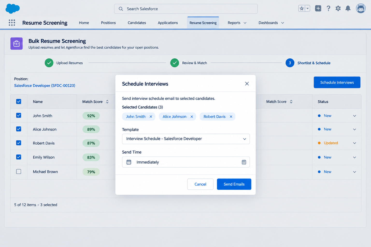 Interactive Application Pipeline
