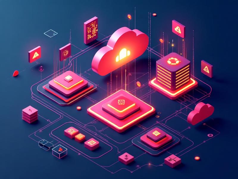 Custom software development and enterprise solutions illustration